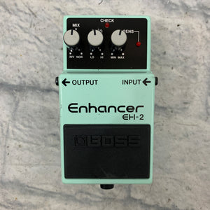 boss enhancer pedal Boss EH-2 Enhancer Pedal Silver Taiwan Label