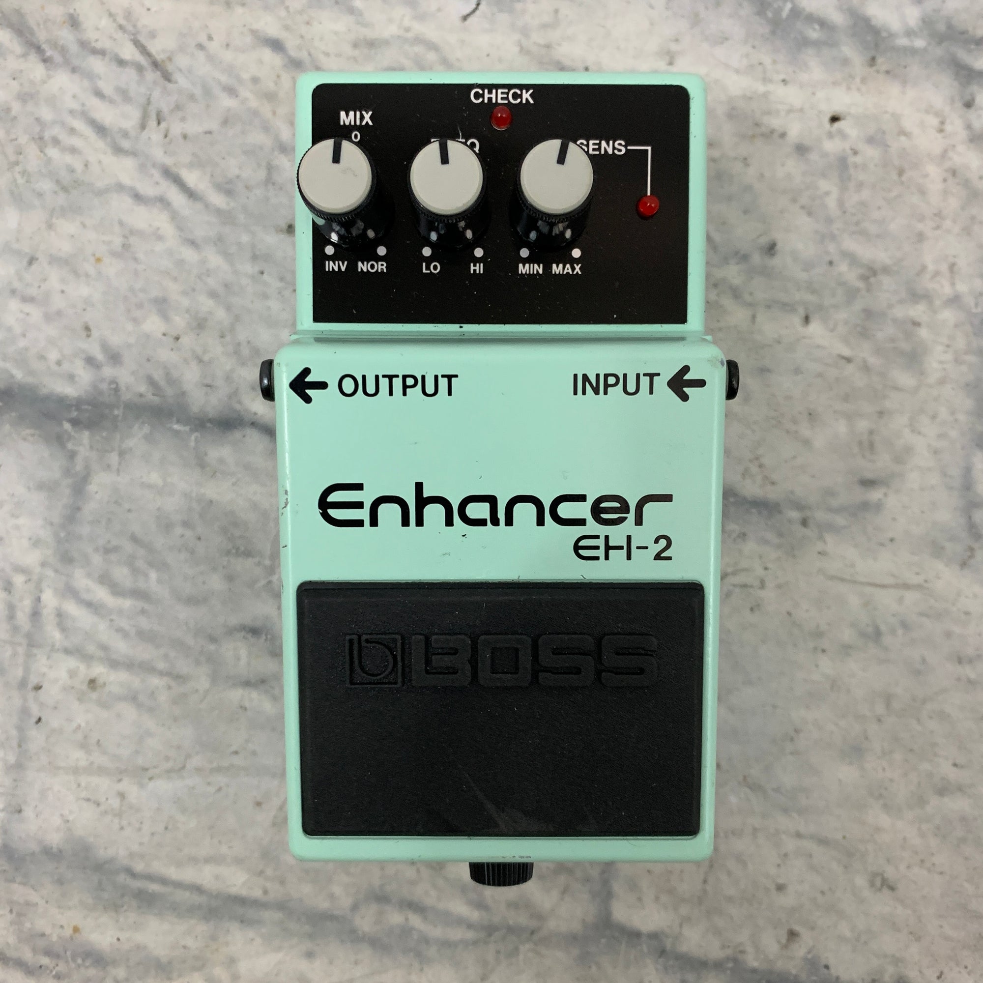 boss enhancer guitar pedal Boss EH-2 Enhancer Pedal Silver Taiwan Label