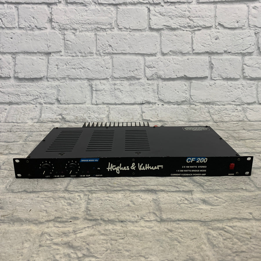 Hughes & Kettner CF 200 Stereo Rackmount Power Amp