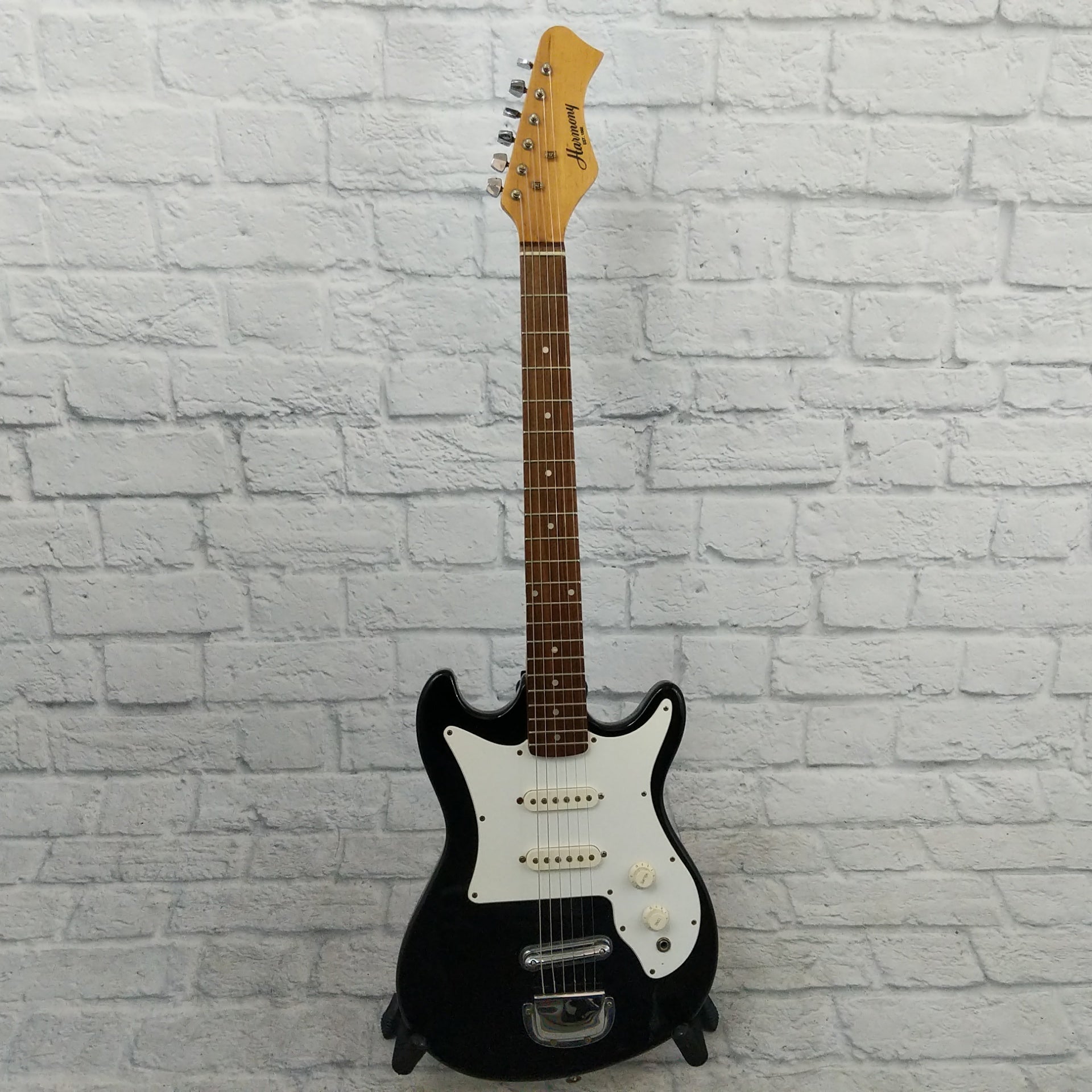 Harmony Electric Guitar Black Model 02814