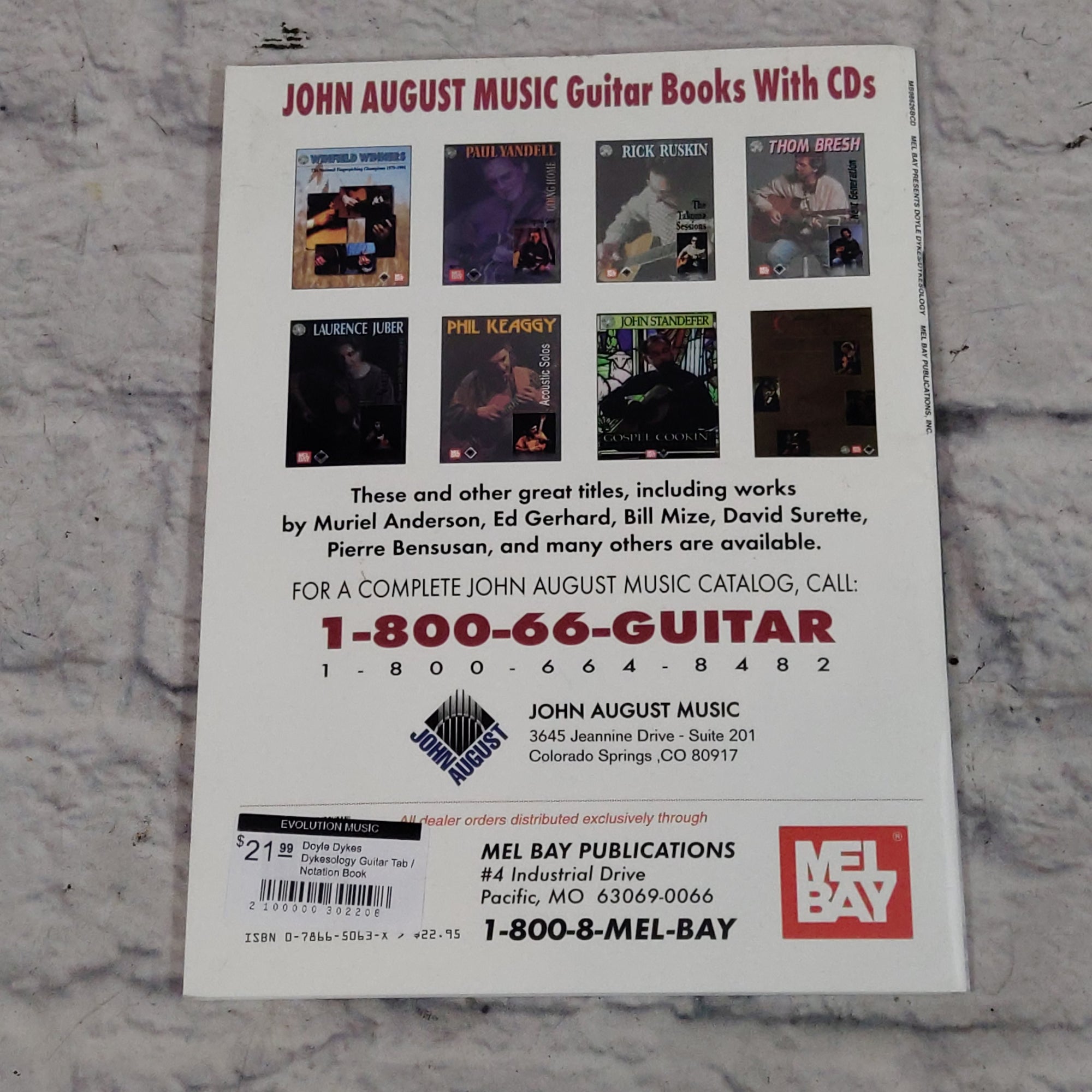 Doyle Dykes Dykesology Guitar Tab / Notation Book