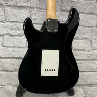 Spectrum Strat Electric Guitar Black