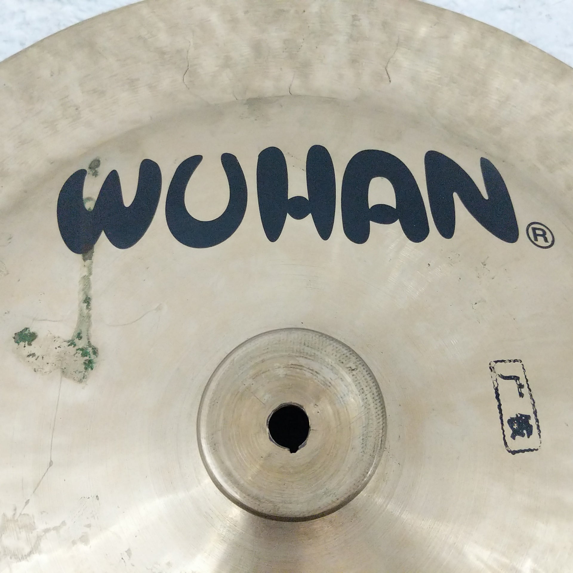 Wuhan 18 China Cymbal - Cracked