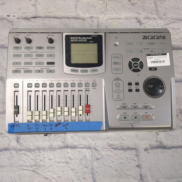 Zoom MRS802B Digital Multitrack Recorder with CD Burner Evolution Music