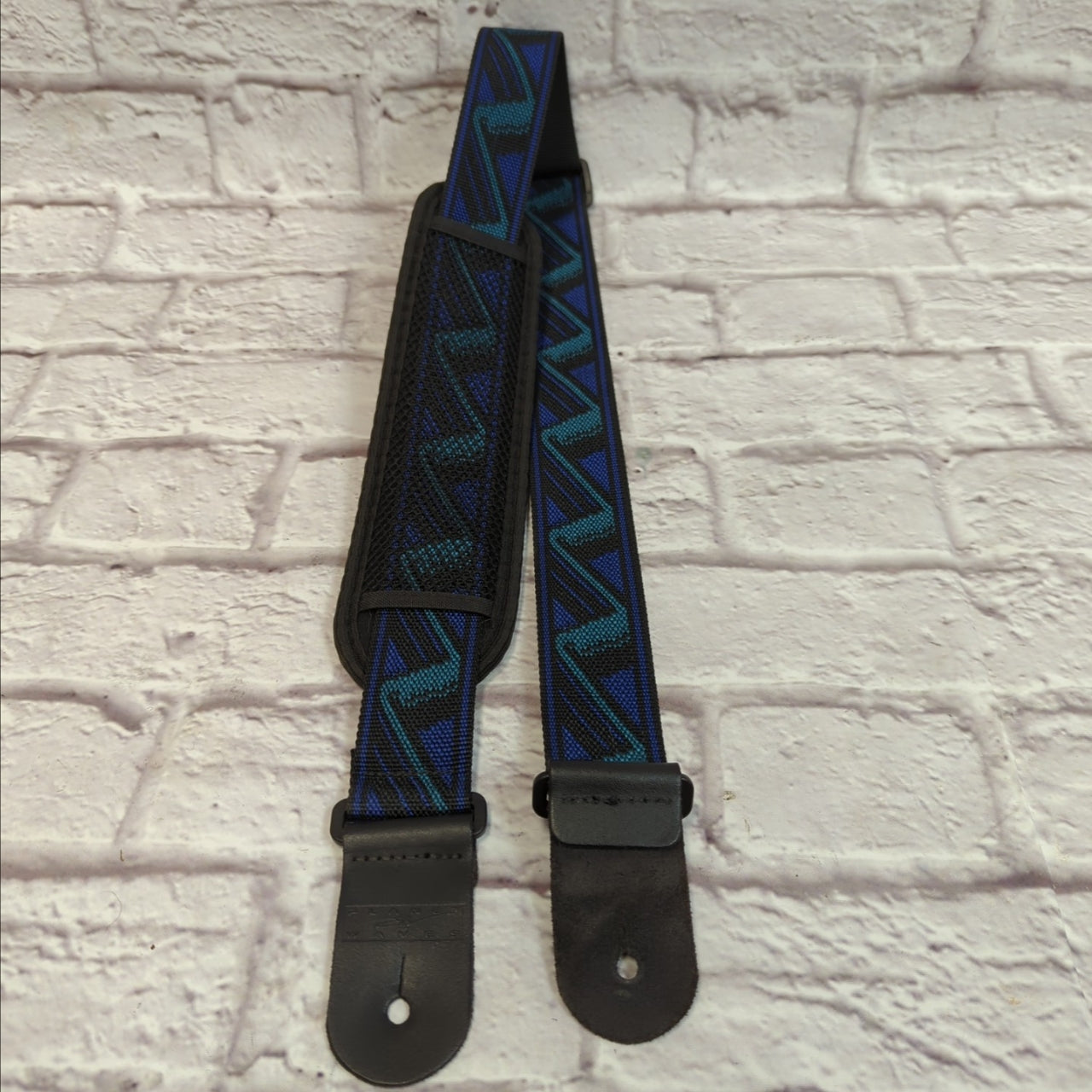 Planet Waves Blue and Green Strap with Shoulder Pad