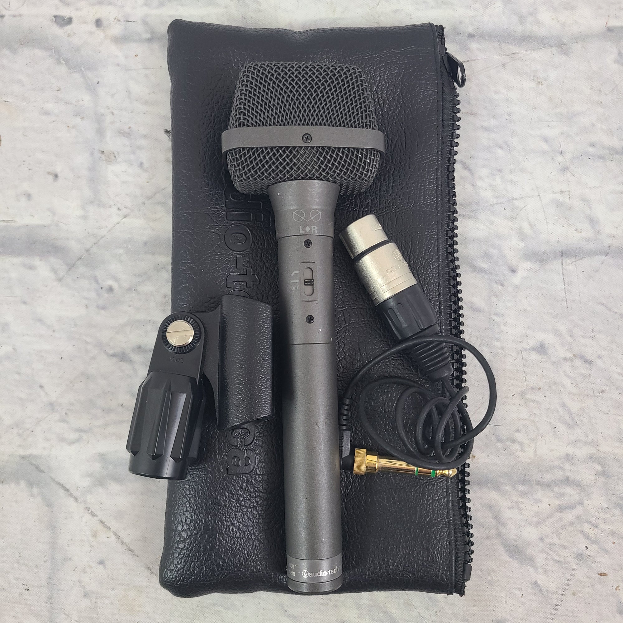 Audio Technica AT822 Stereo Microphone w/ Accessories