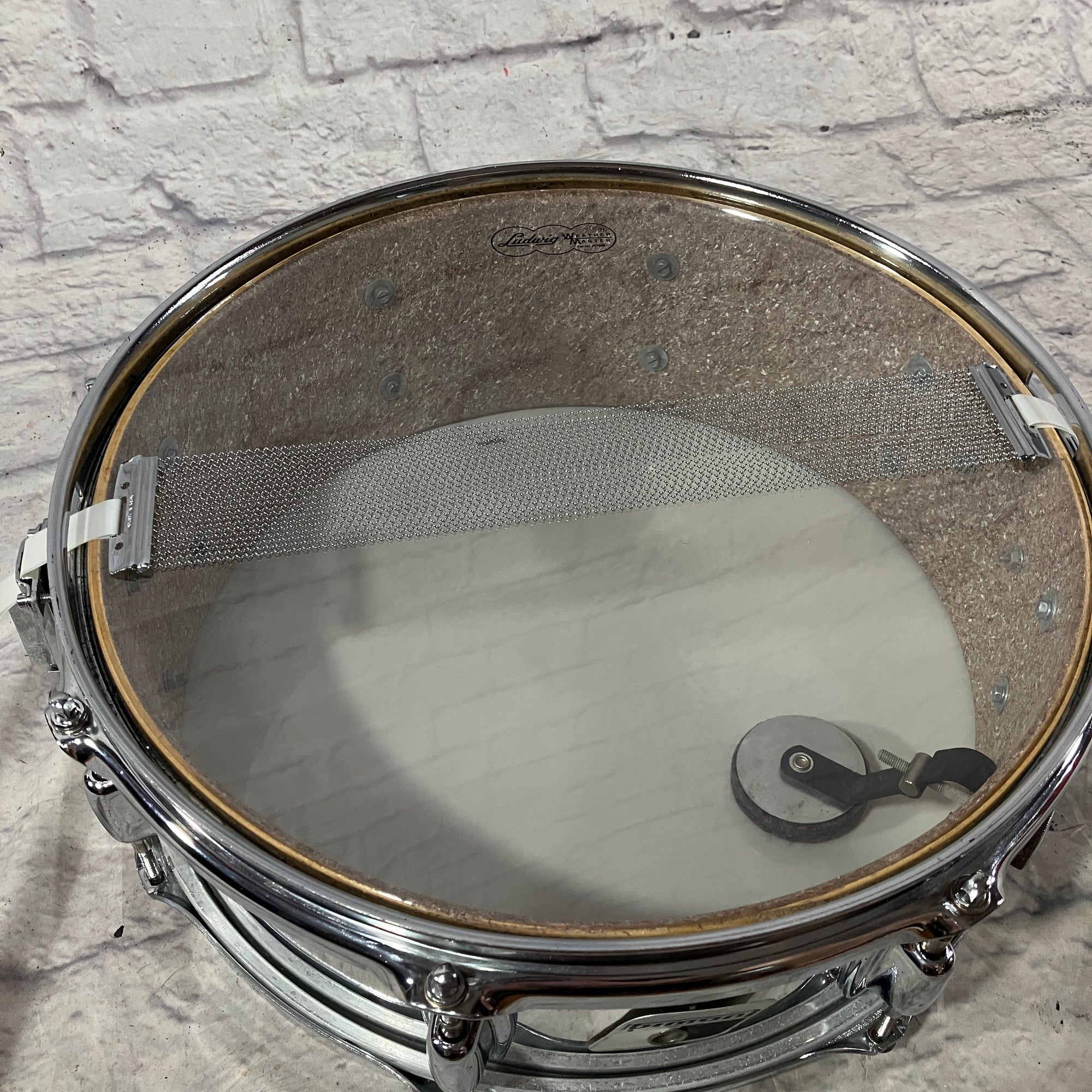 Ludwig Rocker 14 x 5 Chrome over Wood Snare