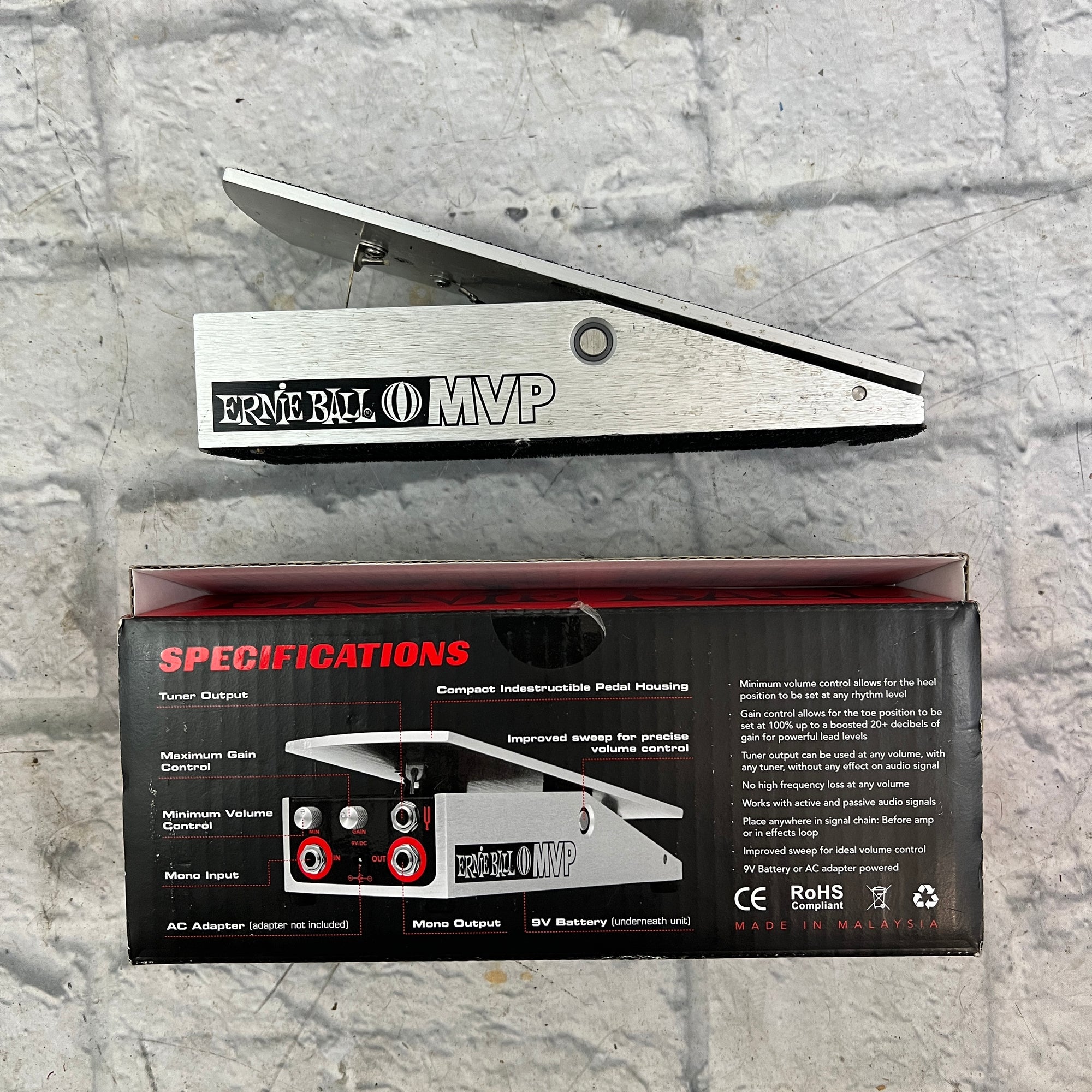 Ernie Ball MVP Most Valuable Pedal Volume Pedal