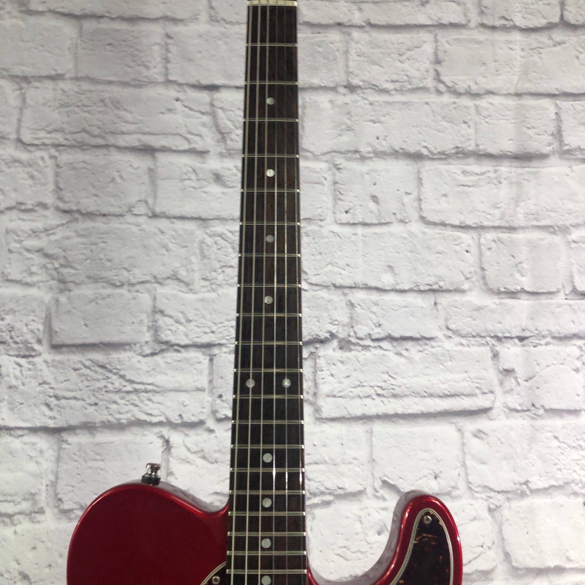 G&L ASAT Bluesboy USA Candy Apple Red Semi Hollow Electric Guitar