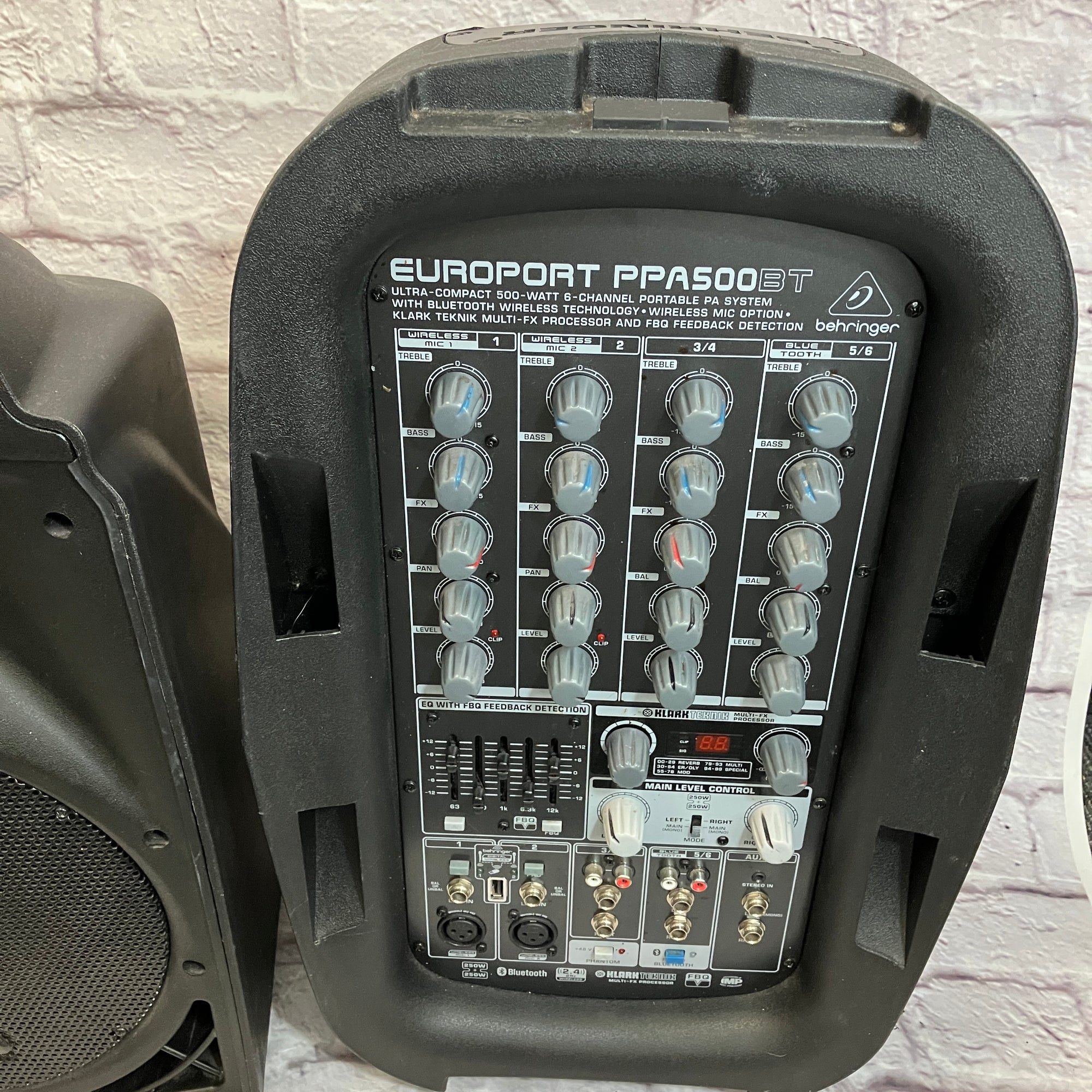 Behringer PPA500BT Portable PA System Evolution Music