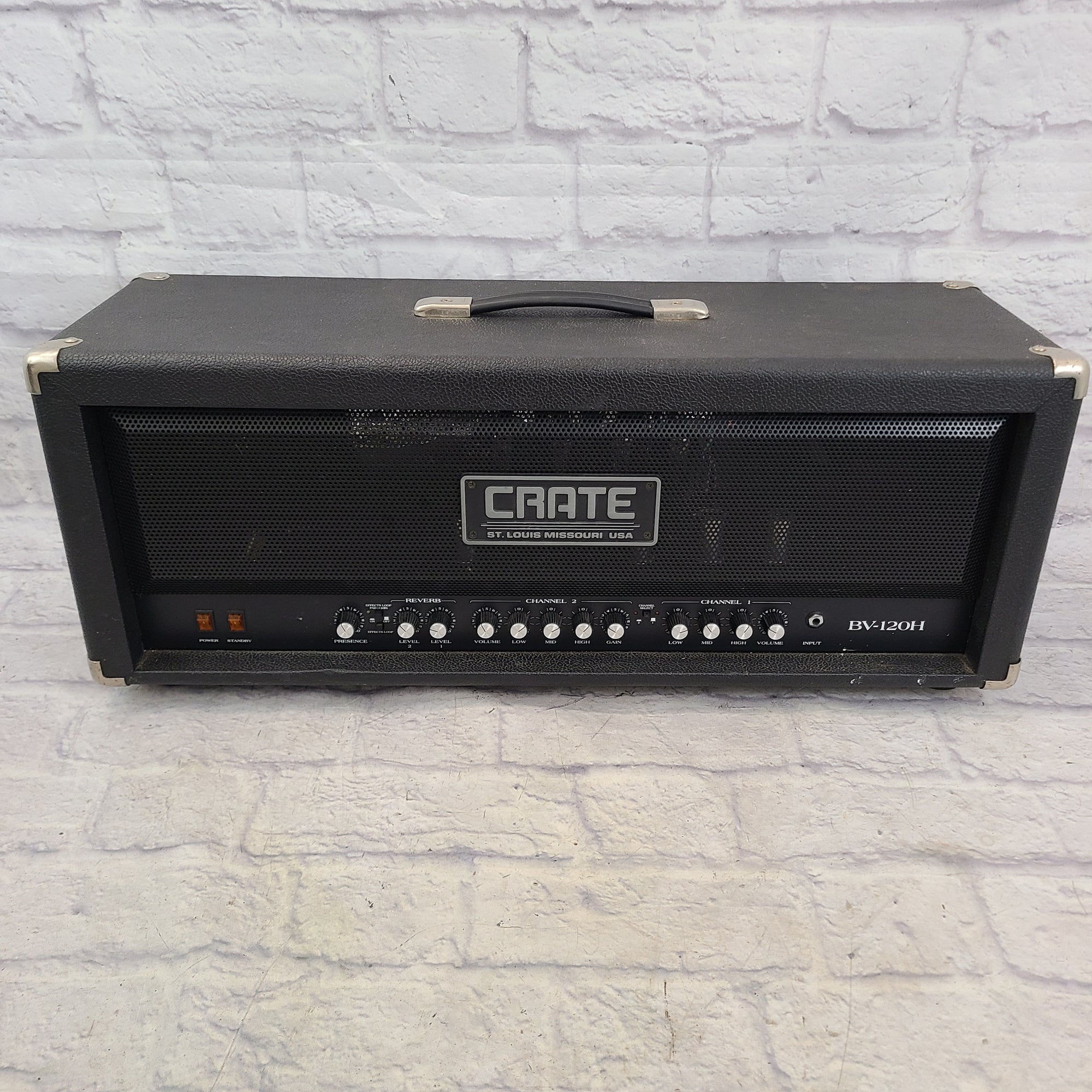 USA Crate Blue Voodoo BV-120H 120 Watt Tube Amp Guitar Head