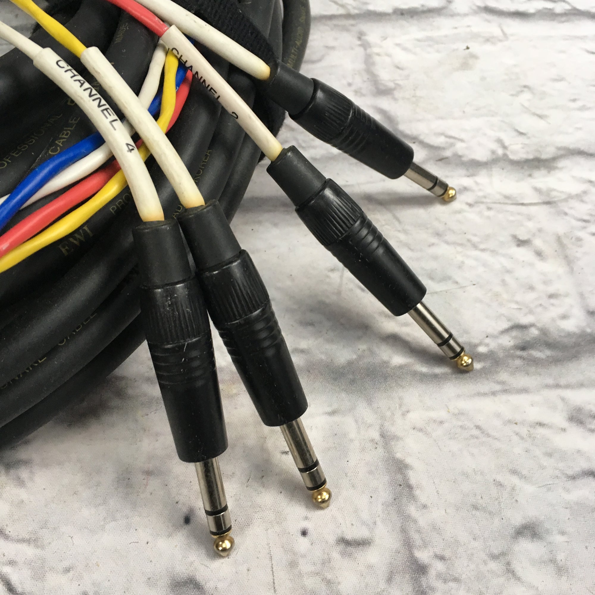 Unknown 100' TRS - XLRF 4 Channel Snake