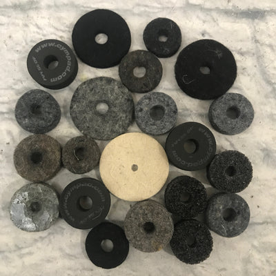 Assorted Felt & Foam Cymbal Pads (21 count)