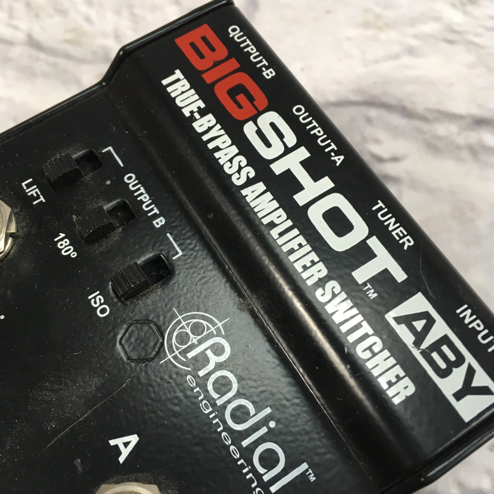 bigshot aby pedal Radial Engineering BigShot ABY Switch Pedal