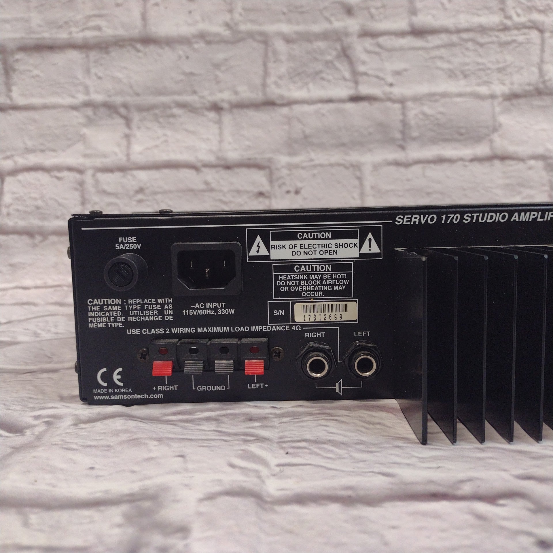 Samson Servo 170 Power Amp