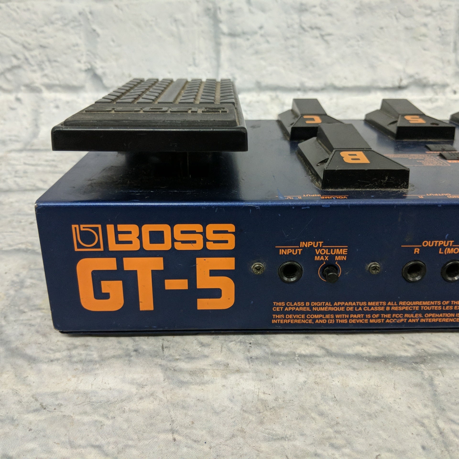 boss gt 5 pedal Boss GT-5 Guitar Effects Processor
