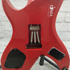 Phantom Guitars Warlock Style Electric Guitar Red W/EMGs