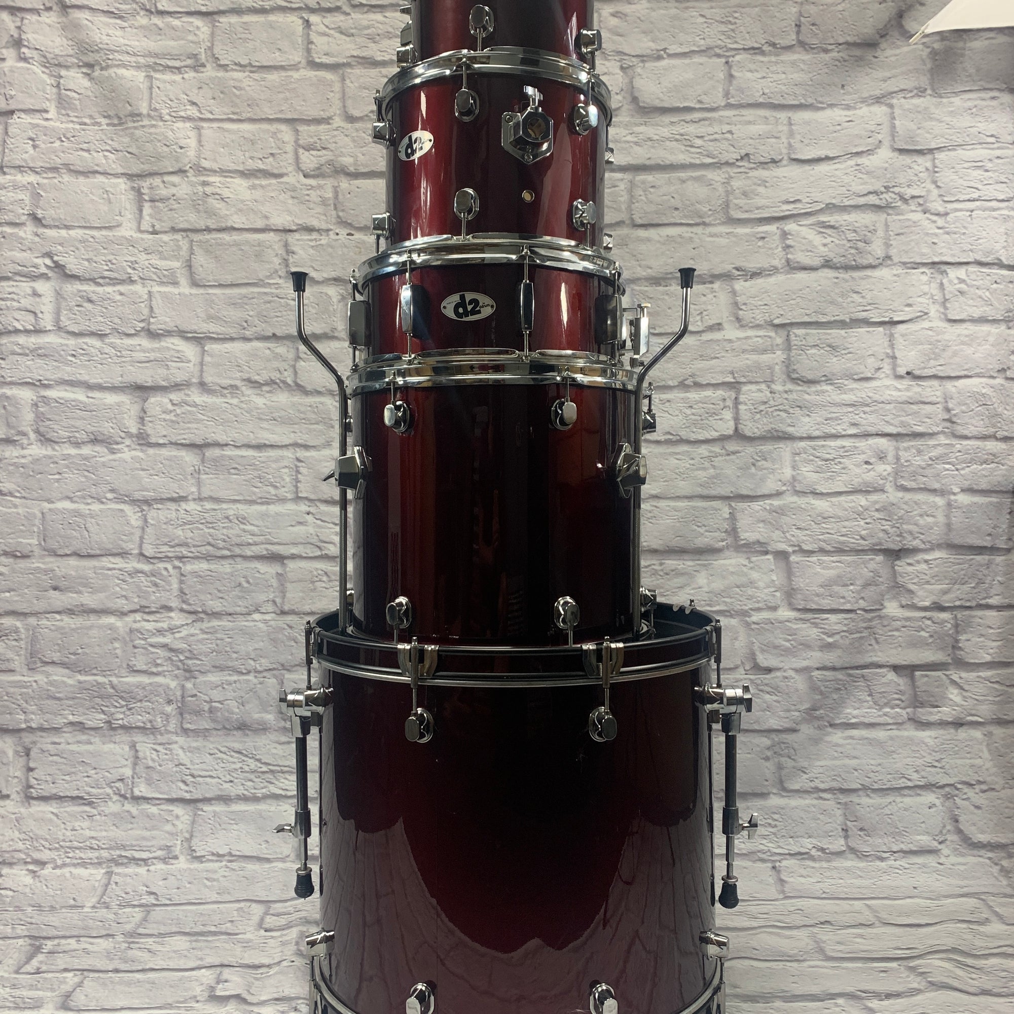 DDrum D2 5pc set bubnjeva Wine RedDDrum D2 5pc set bubnjeva Wine Red  