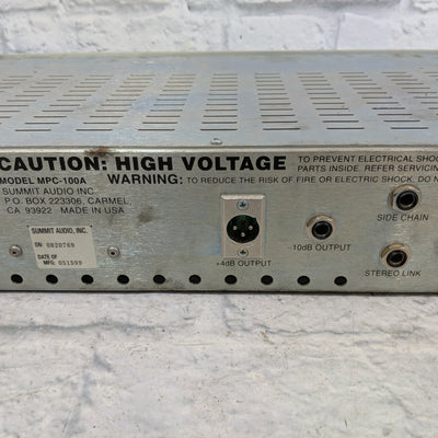 Summit Audio MPC-100A Tube Preamp / Compressor / Limiter