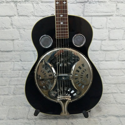 Rogue Classic Spider Resonator Regular Black Roundneck