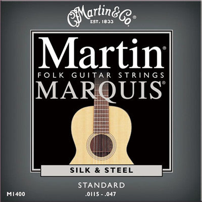 Martin Marquis Silk & Steel M1400 15-47 Folk Guitar Strings