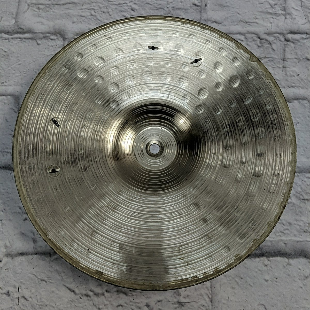 Meinl 12 Minnemann Alien Hi Hat Cymbal Pair AS IS CRACKED