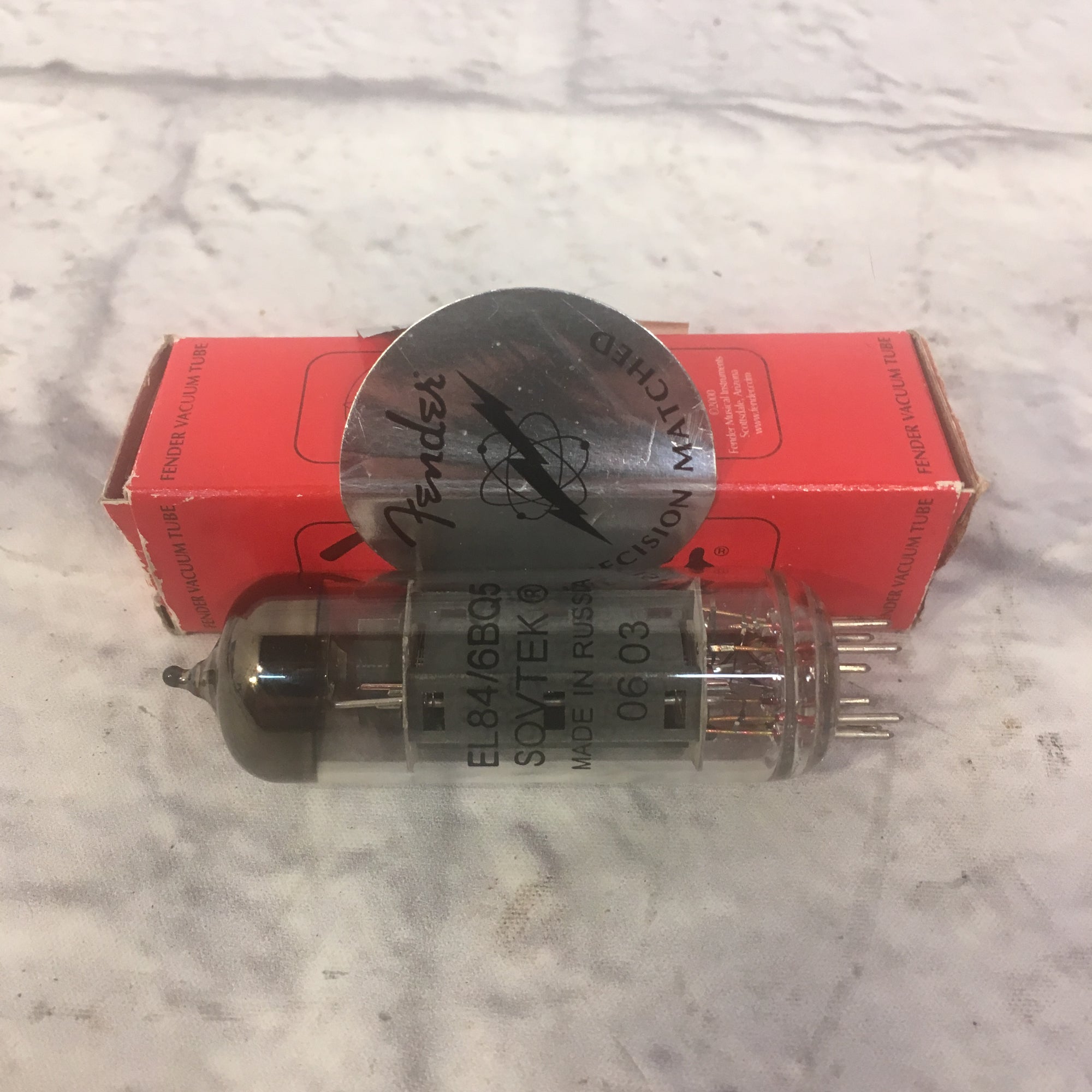 Sovtek EL84 Matching Pair Power Vacuum Tubes (Fender Box)