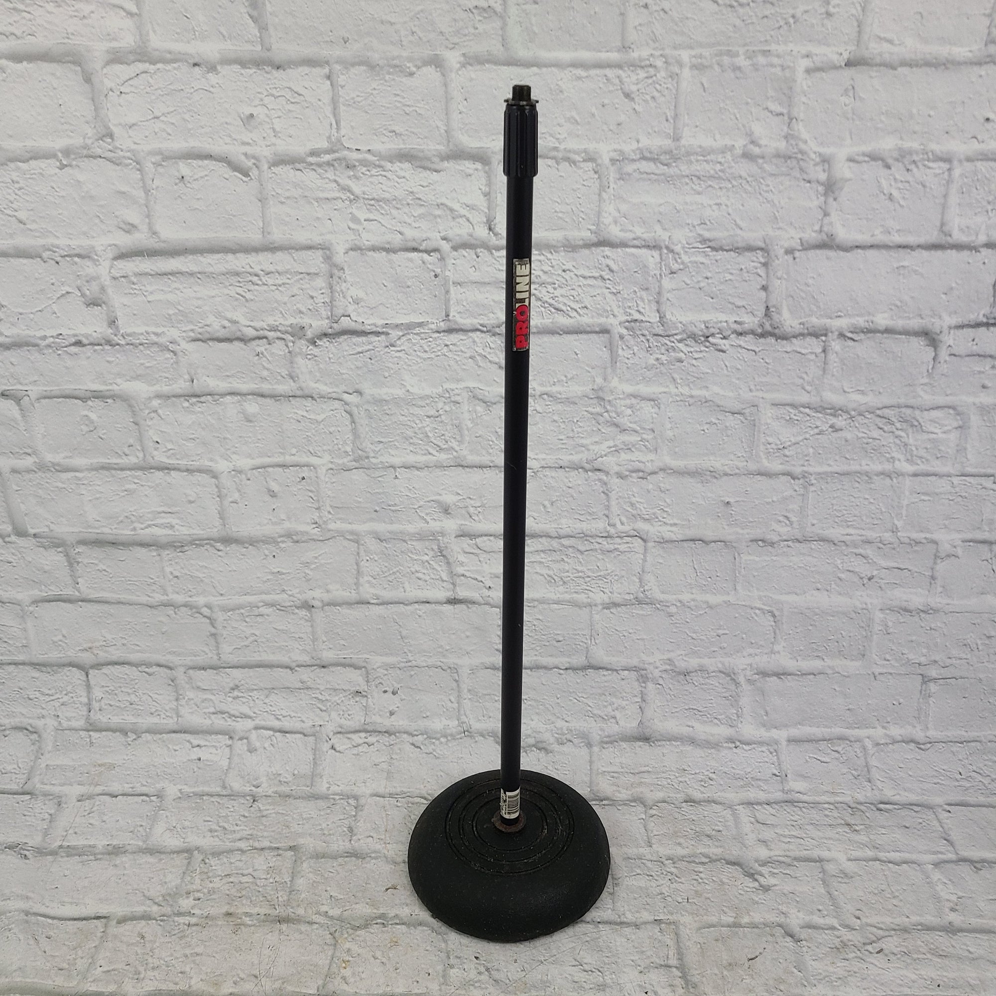 Proline Round Base Straight Mic Stand