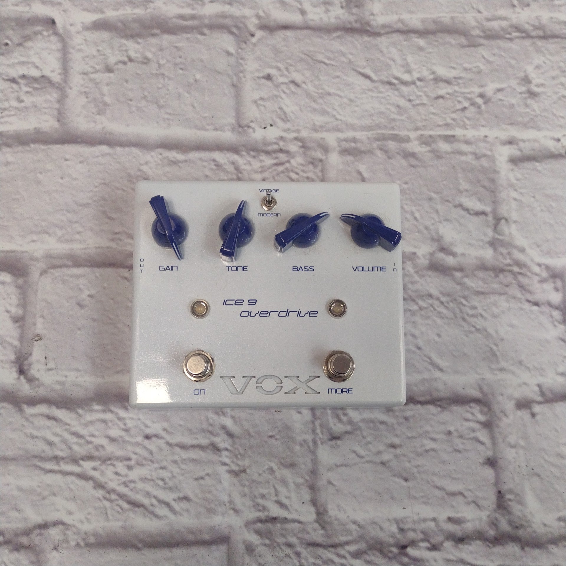 joe satriani ice 9 pedal Vox Joe Satriani Ice 9 Overdrive Pedal