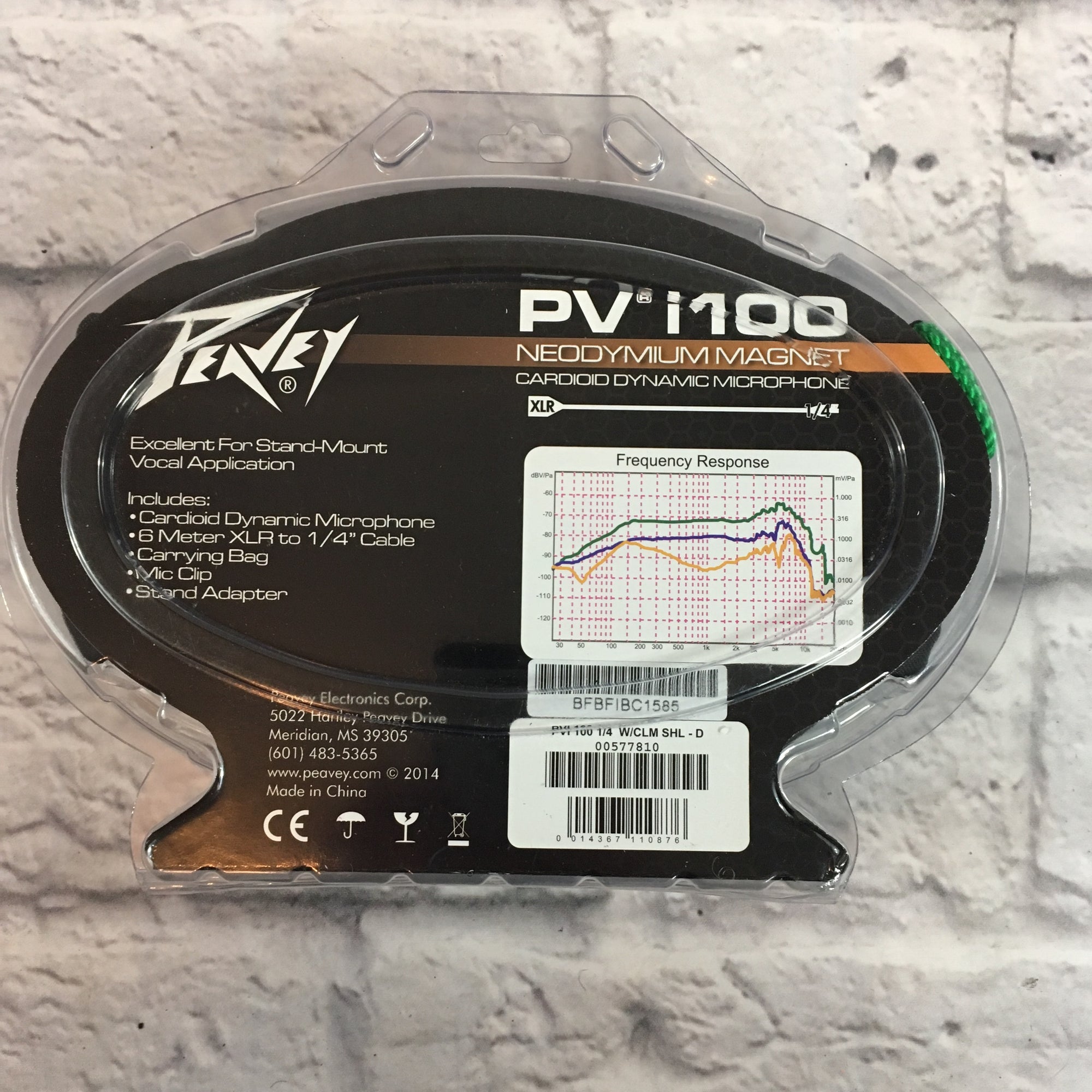Peavey PVi 100 Dynamic Mic with Cable