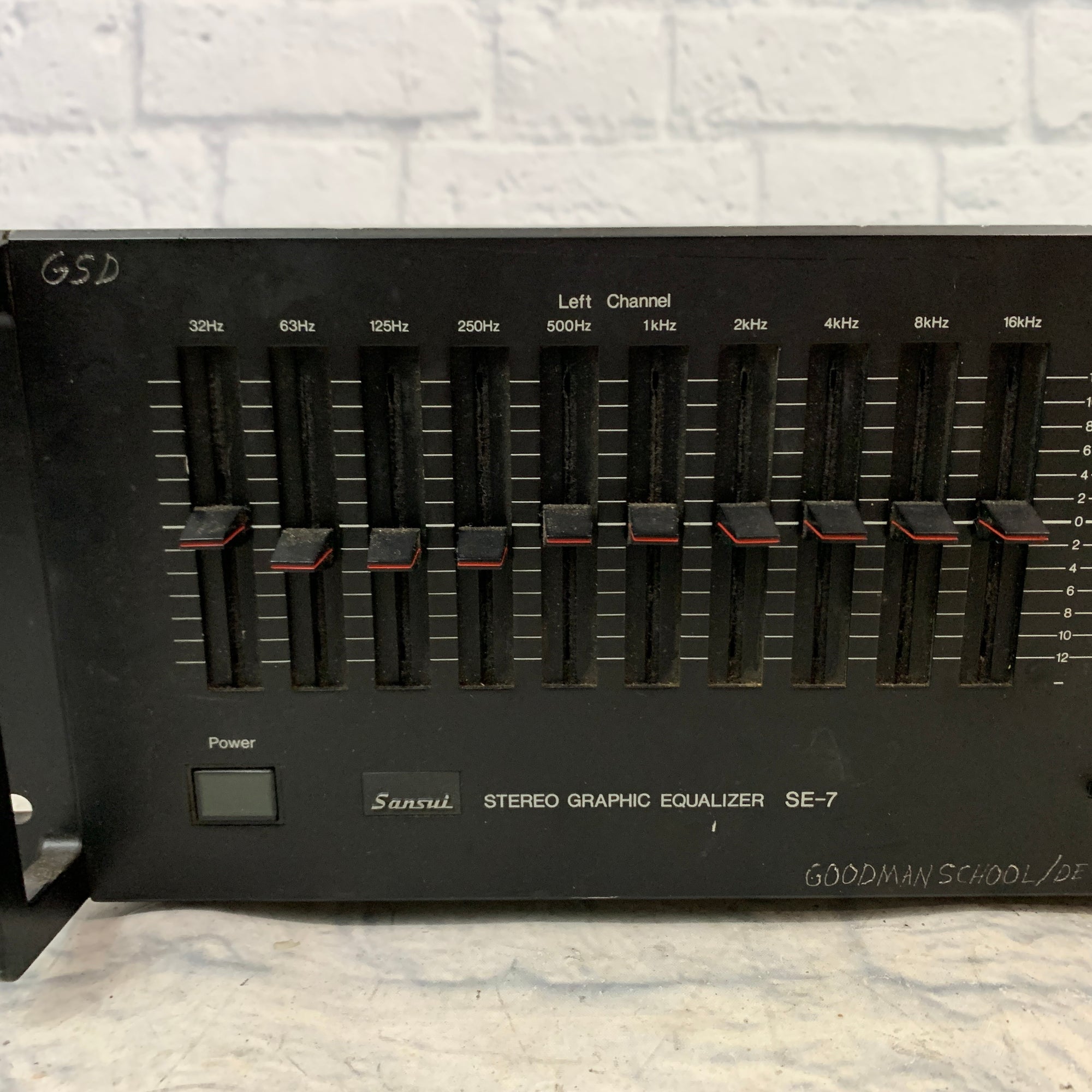 Sansui SE-7 Stereo Graphic Equalizer Rack EQ