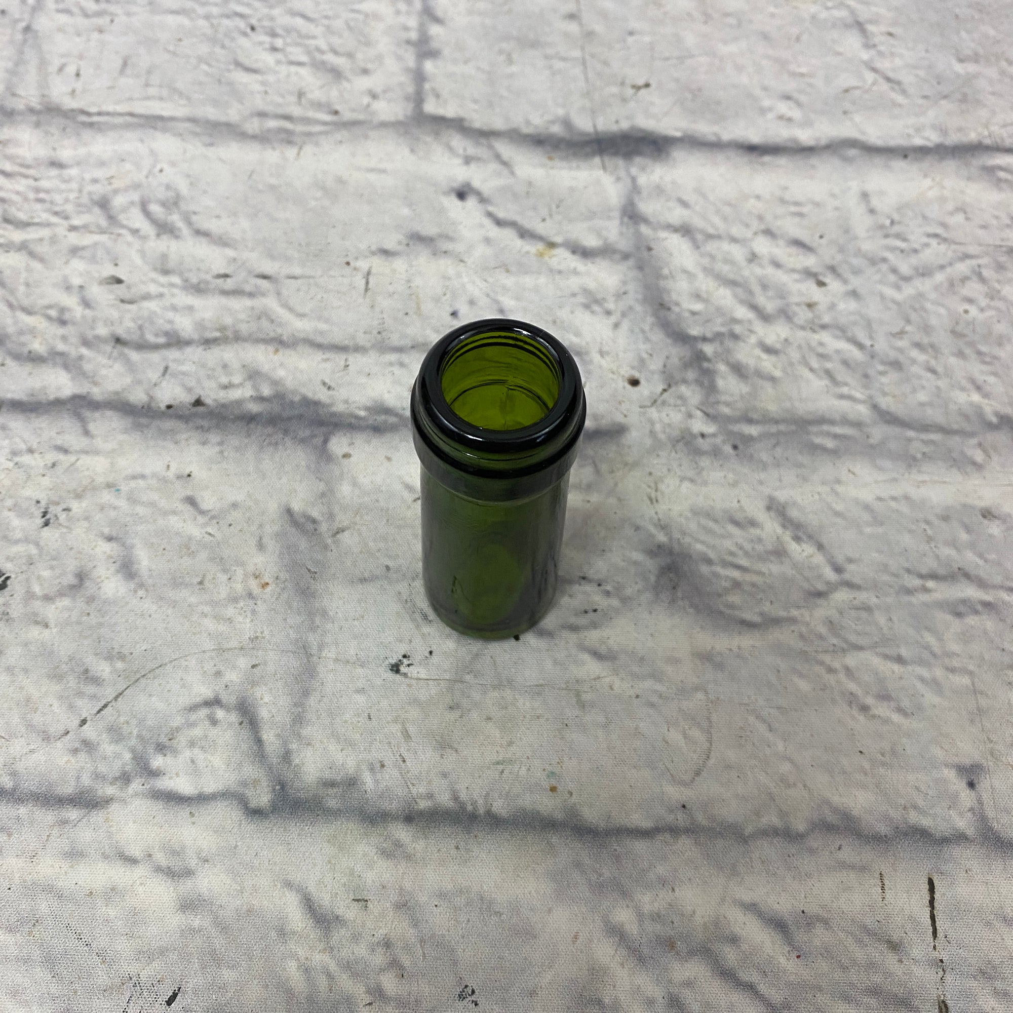 Unknown Glass Bottleneck Guitar Slide - Green