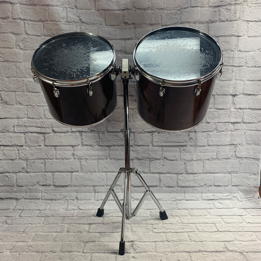 Slingerland 15 & 16 Concert Toms with Stand