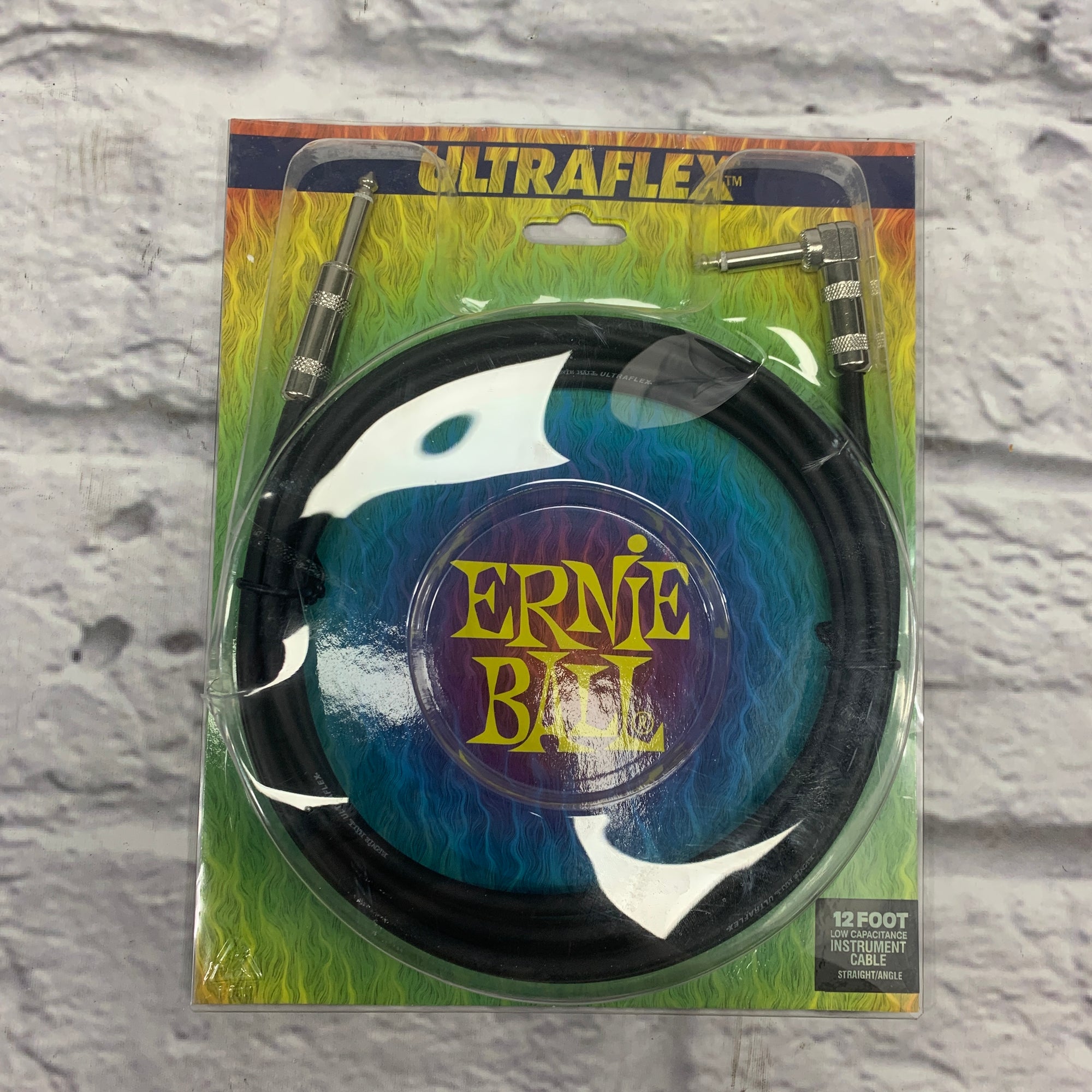 Ernie Ball Straight/Angle 12' Instrument Cable