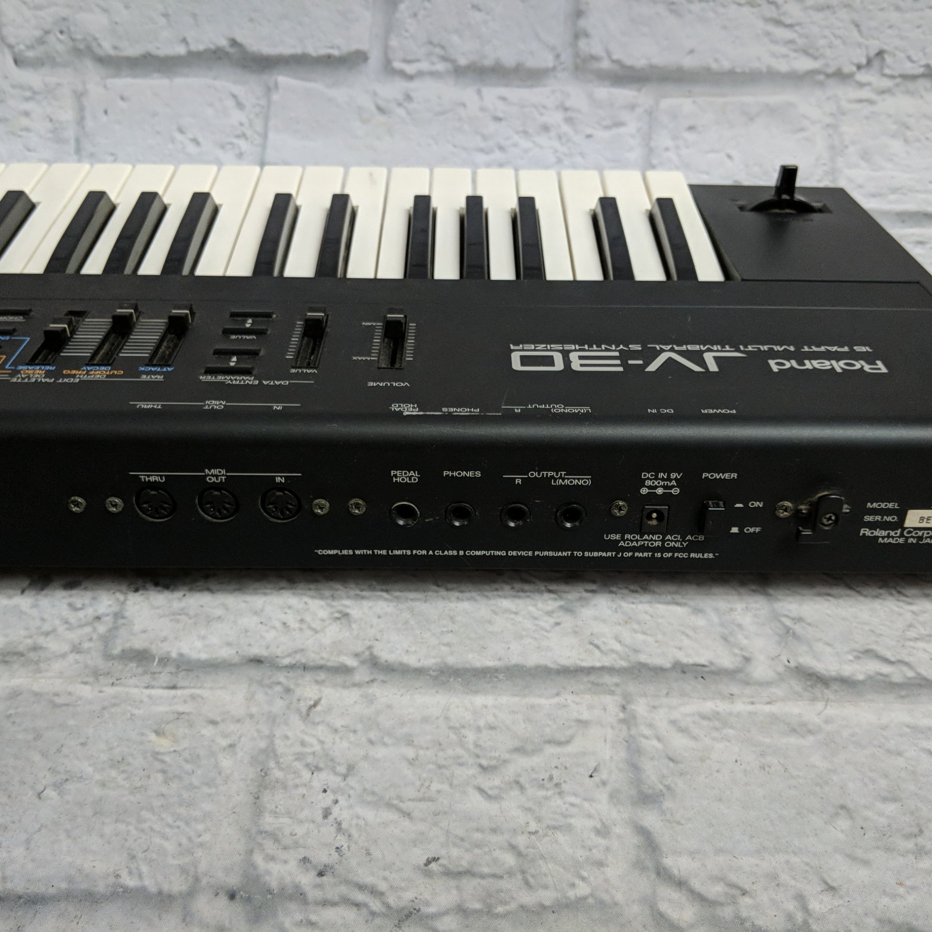 Roland JV30 Keyboard 61 Keyboard For Parts