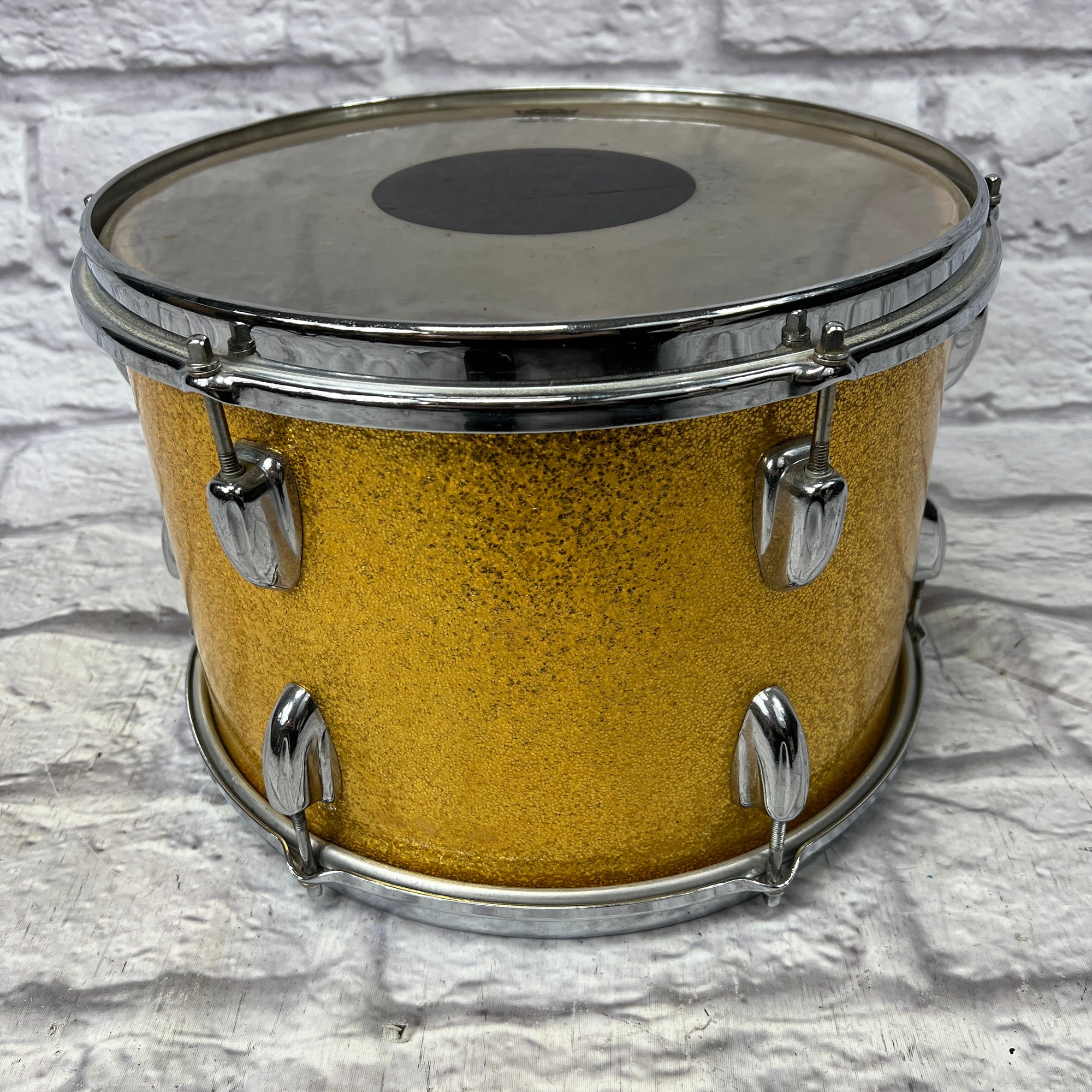 1966 Slingerland 13x9 13x9" Gold Sparkle Rack Tom