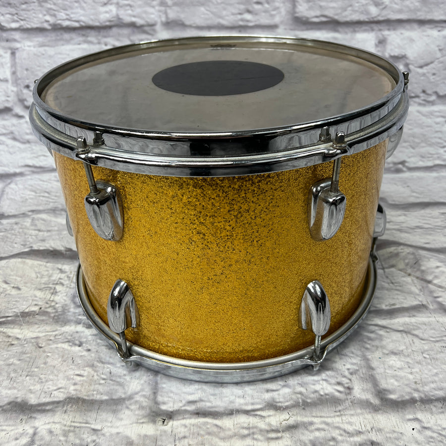 1966 Slingerland 13x9 13x9" Gold Sparkle Rack Tom