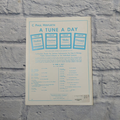 A Tune A Day - A Beginning Scale Book
