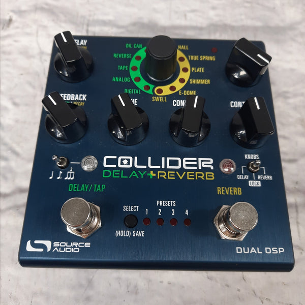 Source Audio Collider Delay+Reverb Effect Pedal Evolution Music