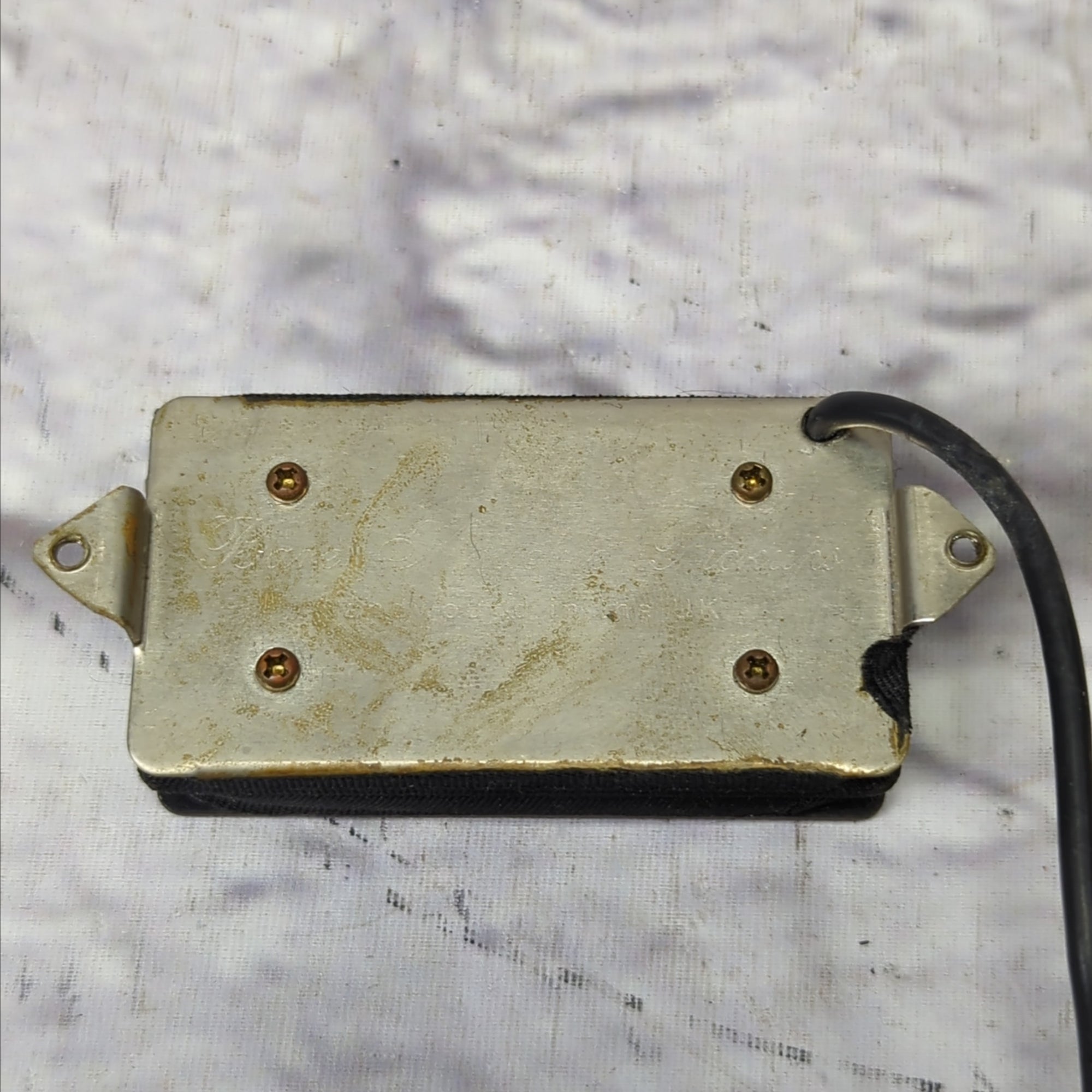 Bare Knuckle Pickups Black Hawk Bridge Humbucker Alnico V 4-Conductor - Black Coil