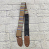 Couch Sand and Turquoise Baja Mexican Blanket Guitar Strap