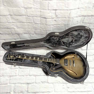 Hagstrom Viking Deluxe Baritone Electric Guitar Cosmic Black w/ Case