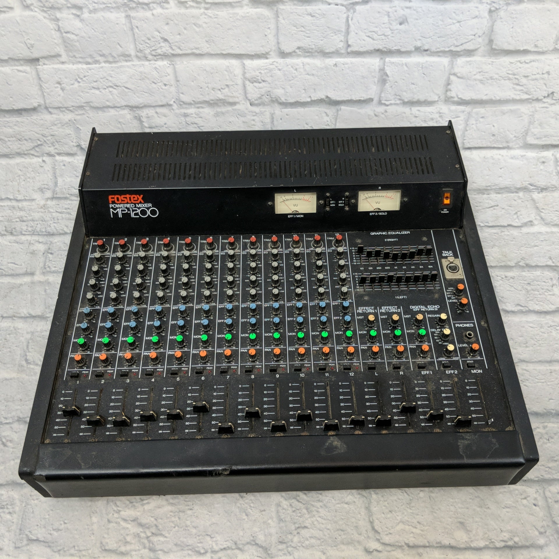 Vintage Fostex MP-1200 Powered Mixer