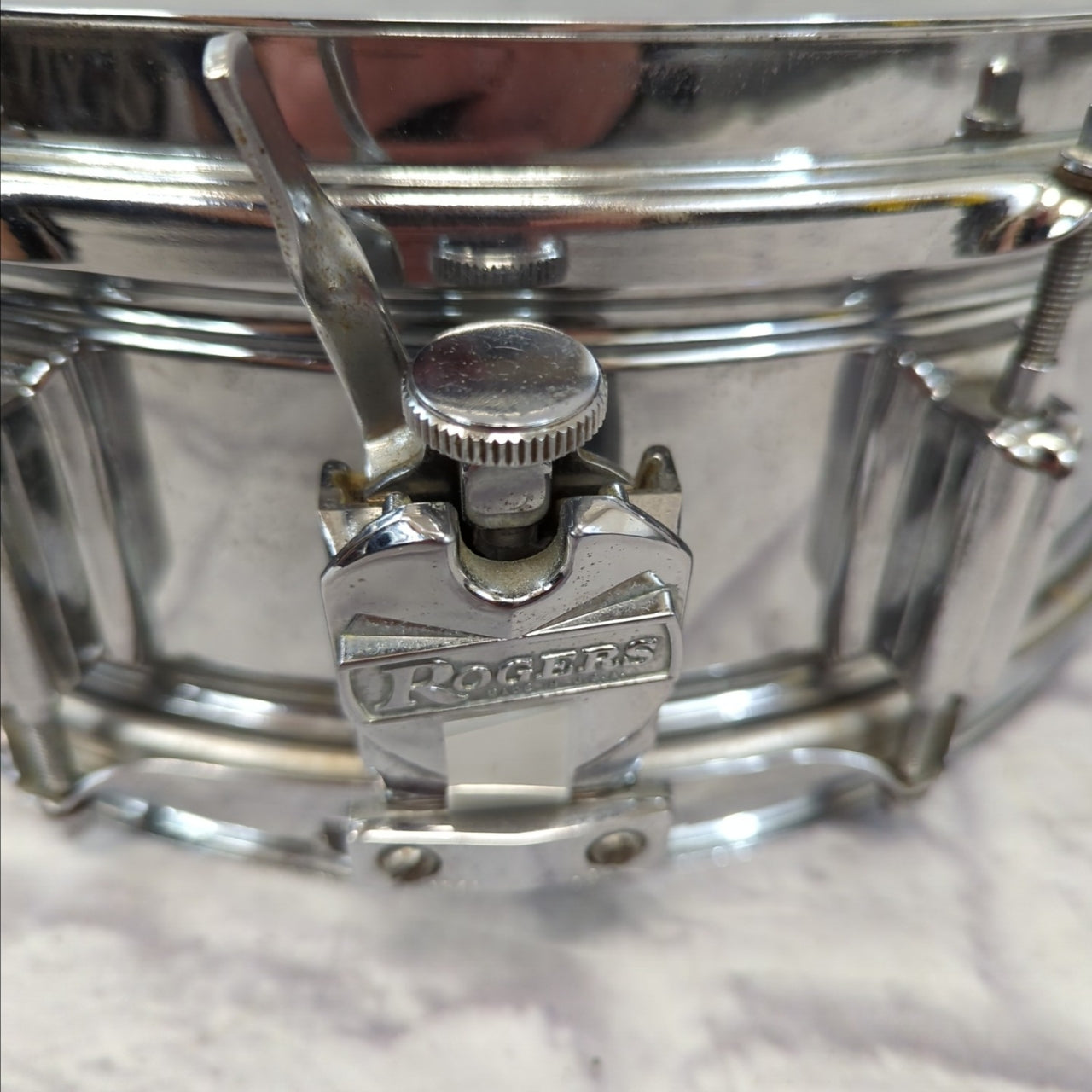 Rogers Vintage 1960s 14x5 Powertone COB Cleveland Snare Drum