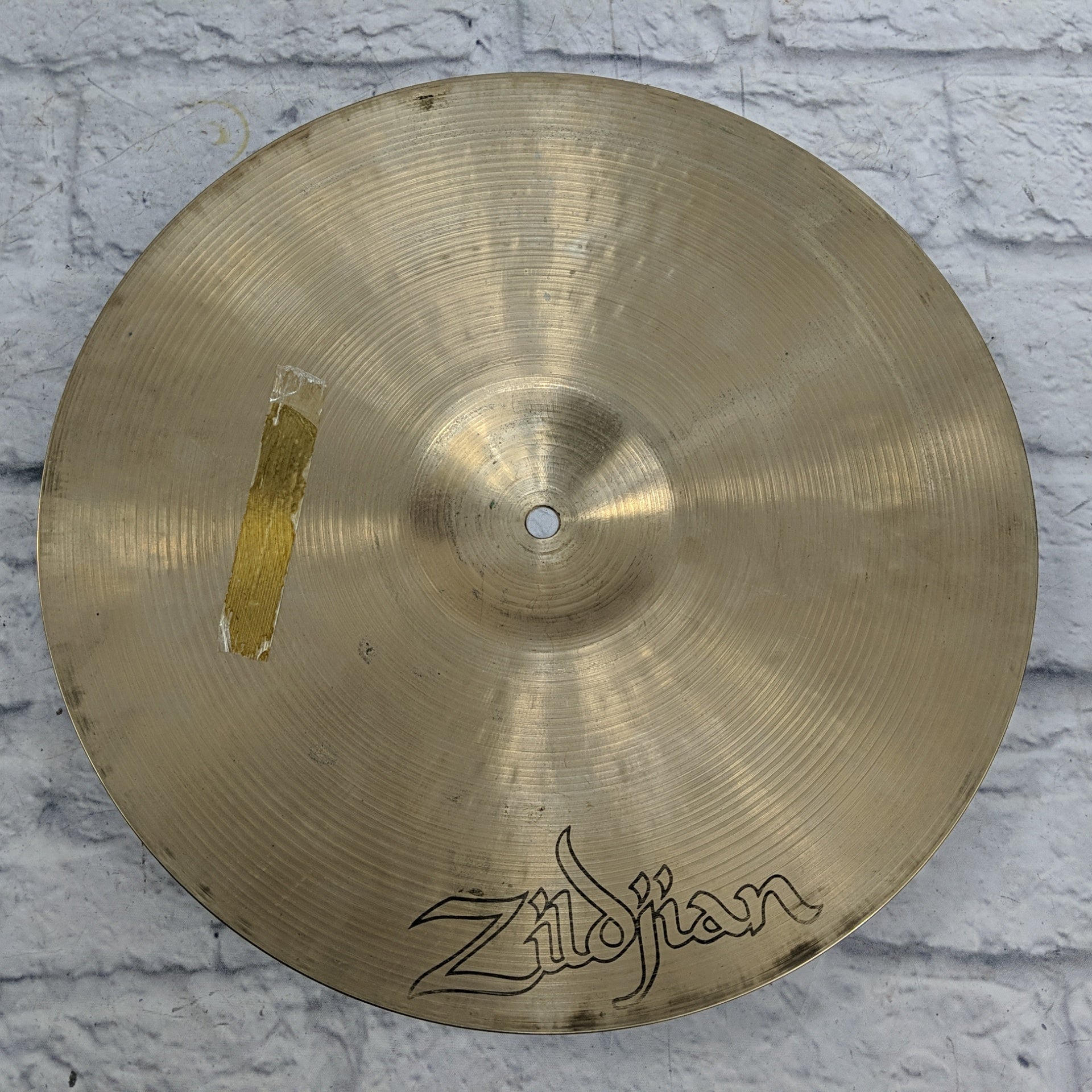 Vintage Zildjian 14 Ghost Logo HI Hat Cymbal Pair