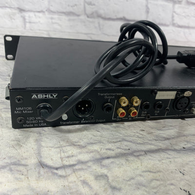 Ashly MM106 6 Channel Microphone Mixer