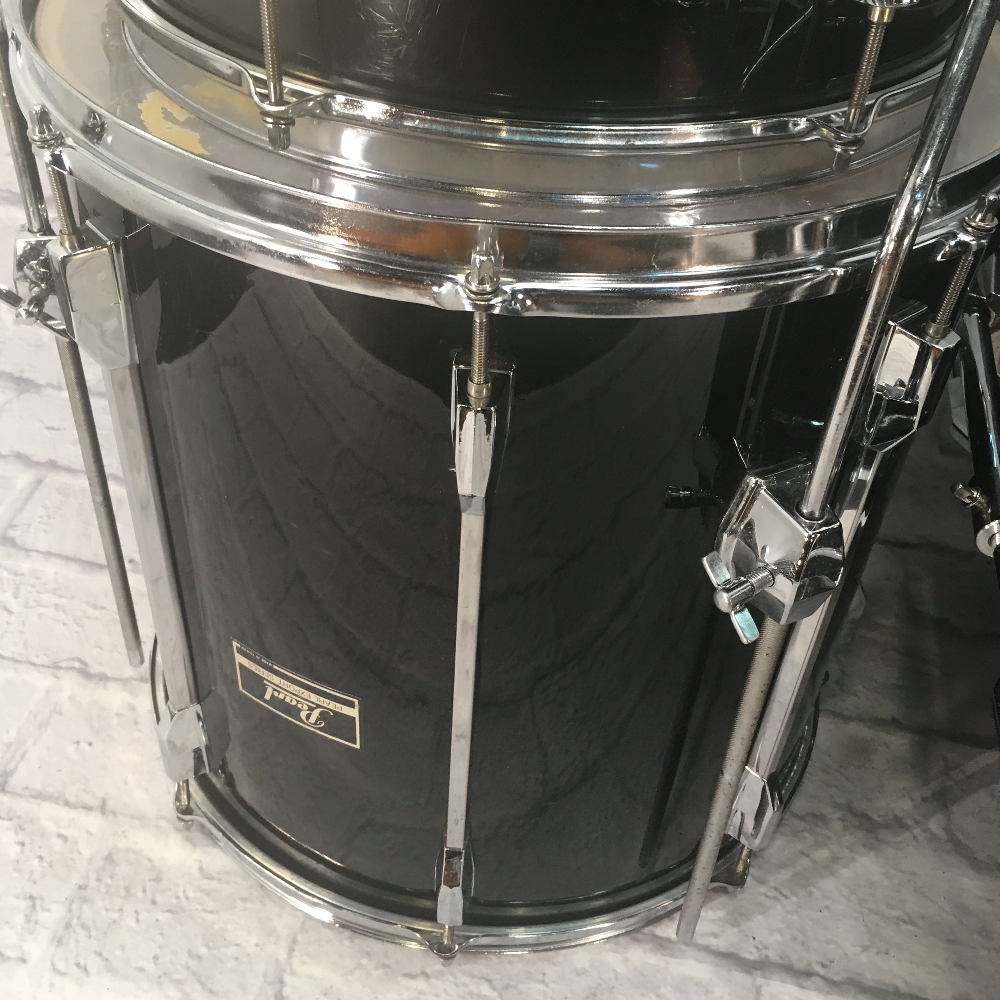 Pearl Export Series Slade 4pc Drum Kit Black 22 16 13 12