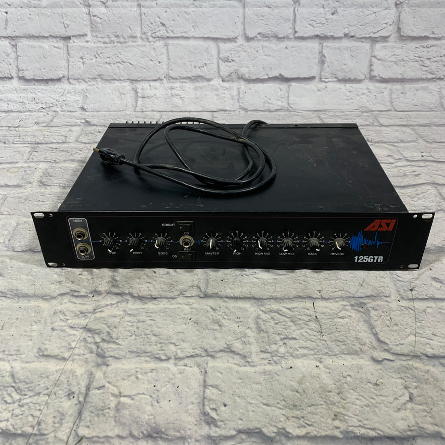 ASI 125GTR Guitar Amplifier Head 2 Space Rack FOR PARTS