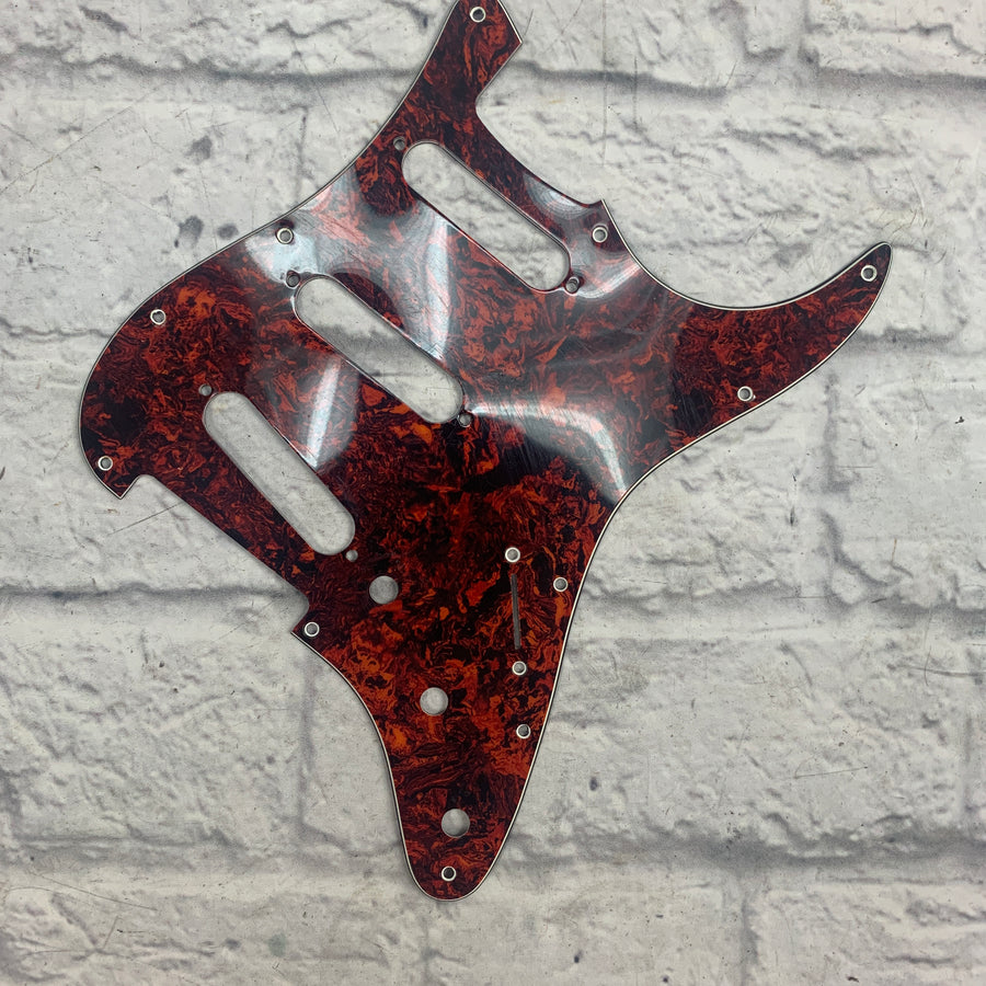 Stratocaster Pickguard - Red Shell