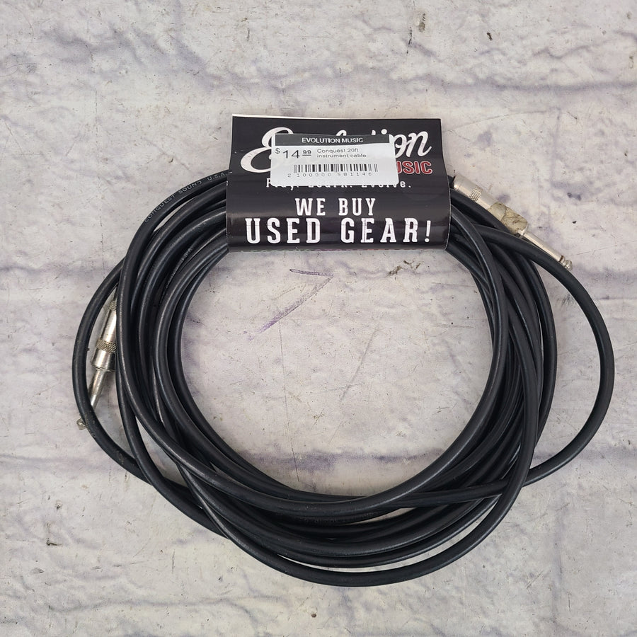 Conquest 20ft instrument cable